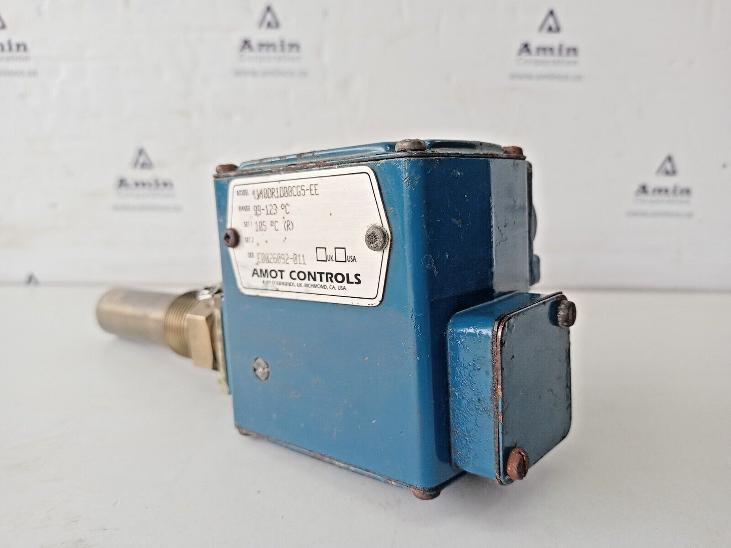 Amot Controls 4140DR1D00CG5-EE - New Unused Free fast ship Range:99-123° C