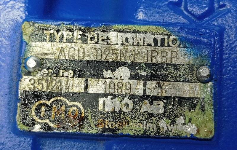 IMO ACD 025N6 IRBP Triple Screw Pump oil/Fuel Transfer pump