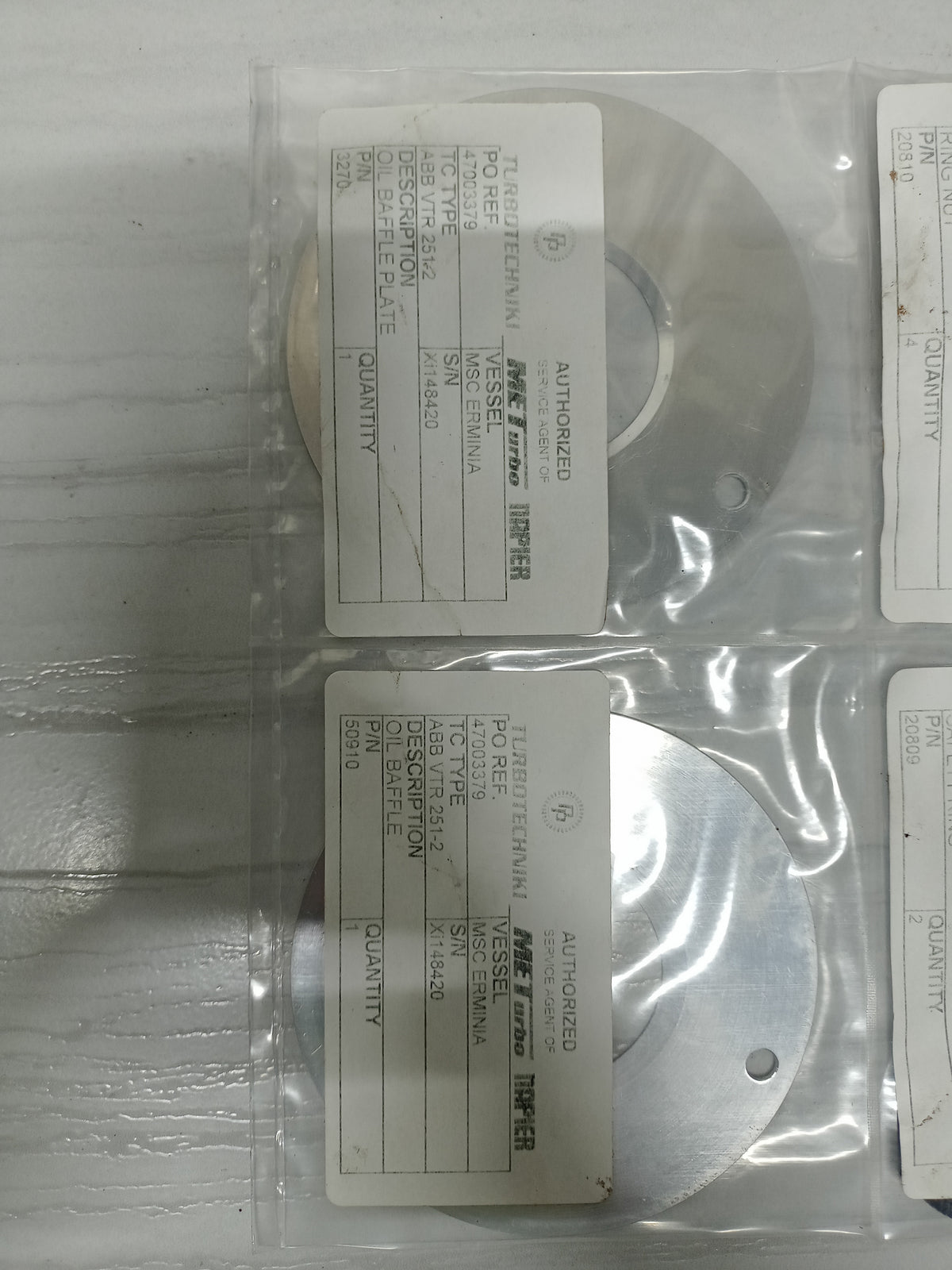 ABB Turbocharger VTR 251 Kit with bearing pair Set - NEW
