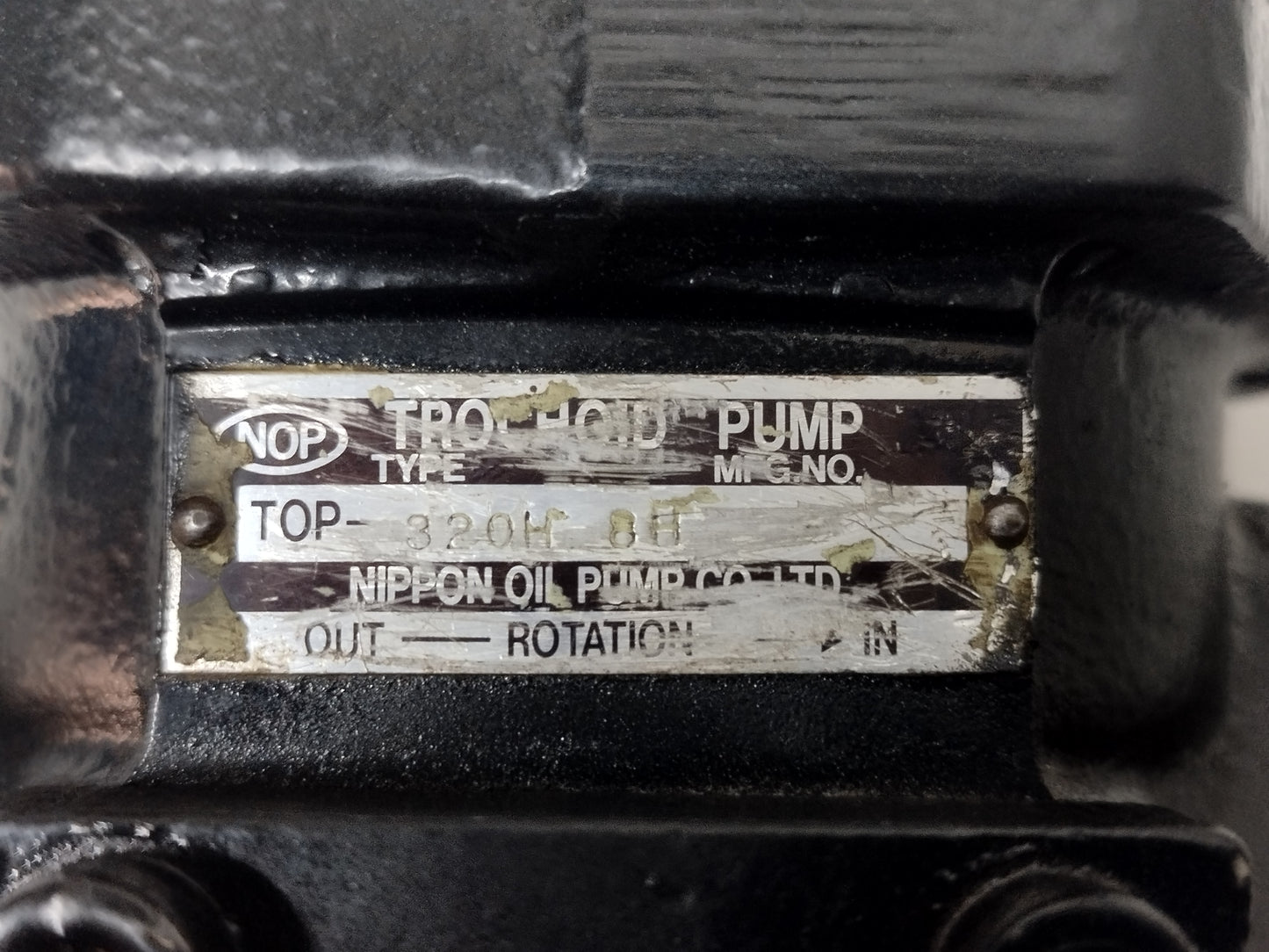 Nippon Gerotor TOP-320H Oil Pump Trochoid Pump - TESTED
