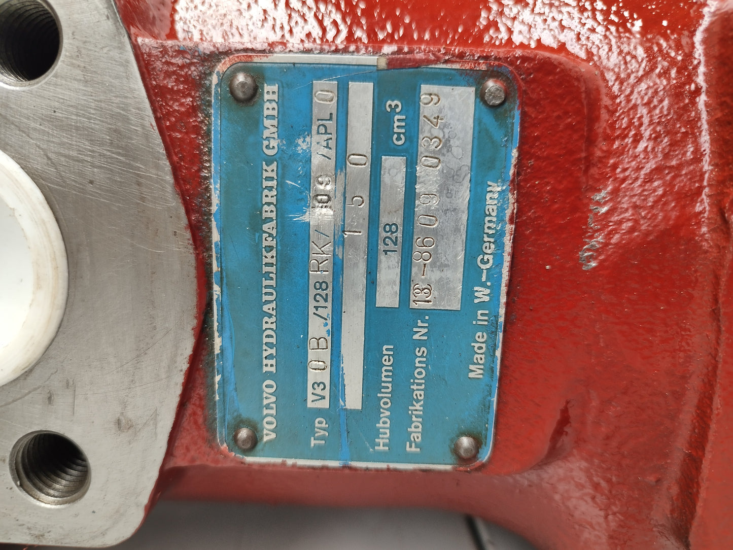 Volvo V30B/128 RK/09/APL0 Hydraulic Piston pump #3