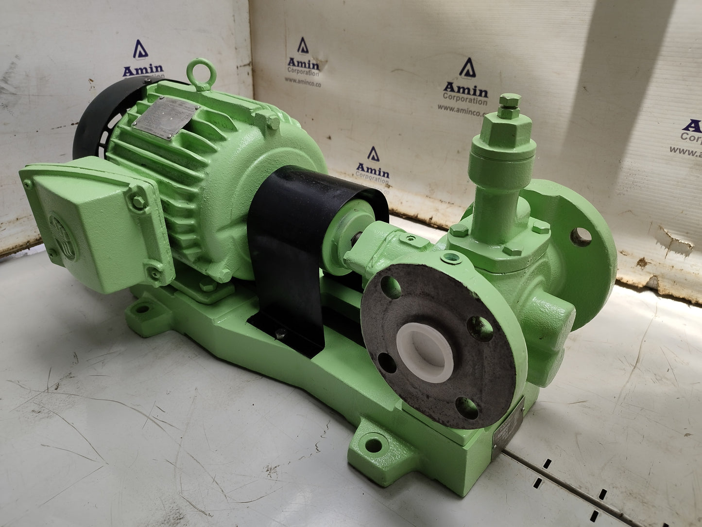 Naniwa pump ALG-32N Gear pump with 3-phase Induction motor Complete - Tested #2