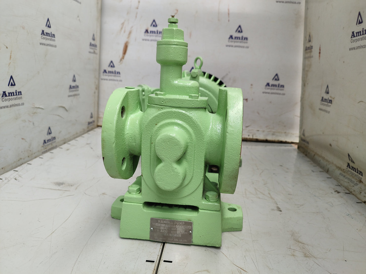 Naniwa pump ALG-32N Gear pump with 3-phase Induction motor Complete - Tested #2