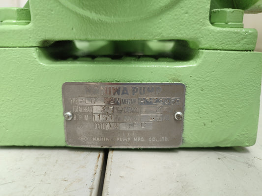 Naniwa pump ALG-32N Gear pump with 3-phase Induction motor Complete - Tested #2