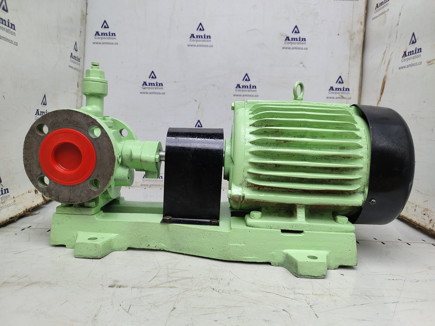 Naniwa pump ALG-32N Gear pump with 3-phase Induction motor Complete - Tested #2