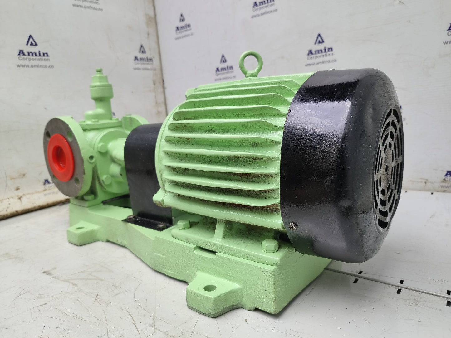 Naniwa pump ALG-32N Gear pump with 3-phase Induction motor Complete - Tested #2