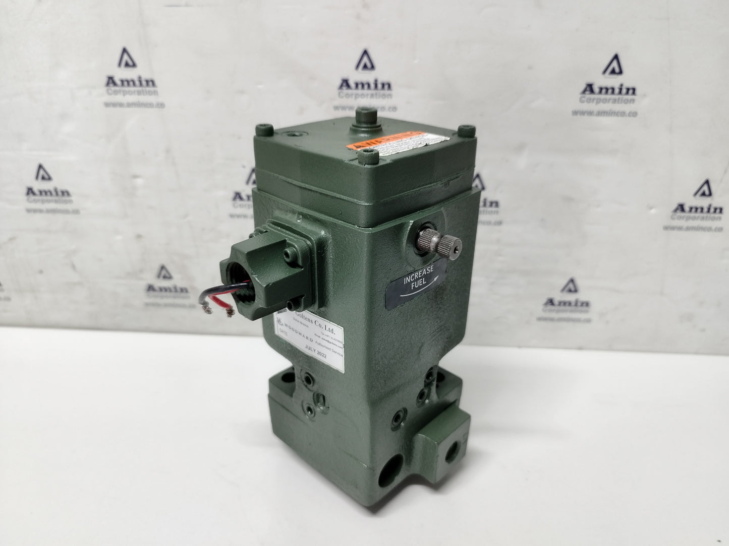 Woodward Governor E 8250-553 Cat P/N: 7W-6652 ECL04 EG‑3PC Actuator Governor - TESTED #2