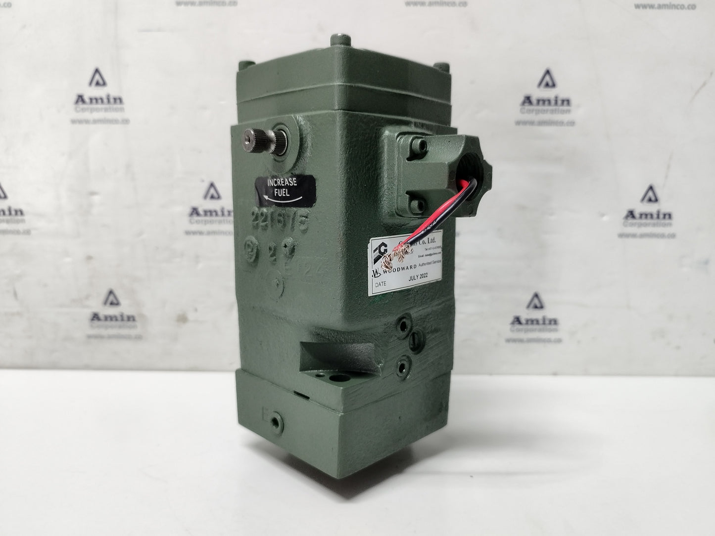 Woodward Governor E 8250-553 Cat P/N: 7W-6652 ECL04 EG‑3PC Actuator Governor - TESTED #2