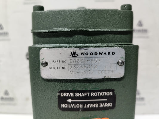 Woodward Governor E 8250-553 Cat P/N: 7W-6652 ECL04 EG‑3PC Actuator Governor - TESTED #3