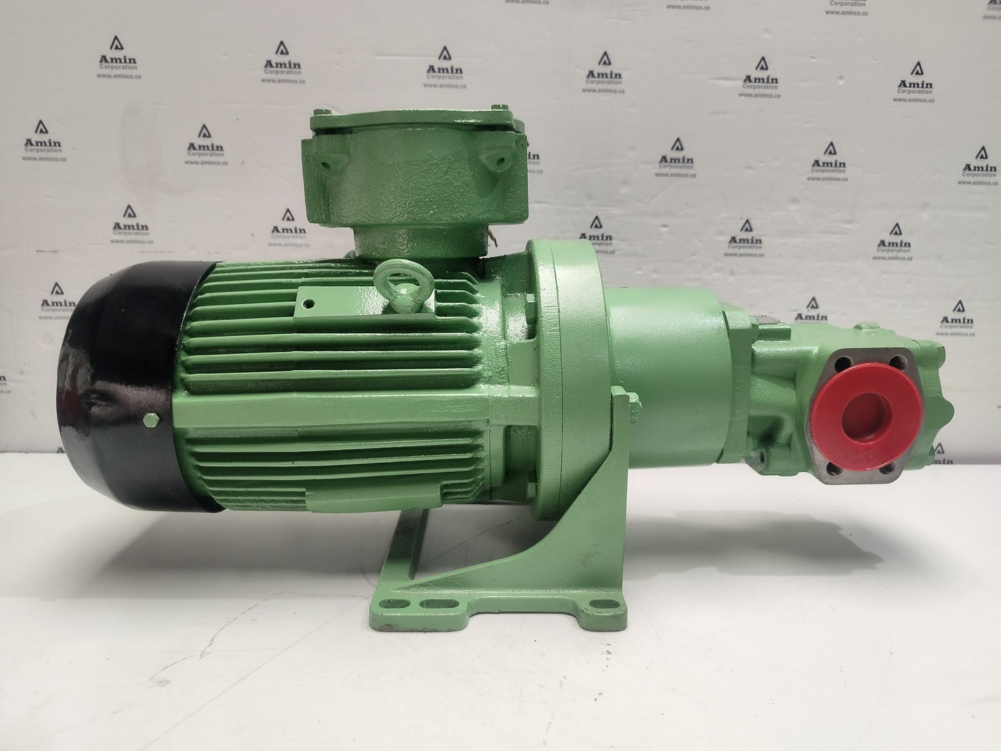 Rickmeier R35/31.5 FL-Z Hydraulic Gear pump with flame-proof 1.8kw, 1685rpm motor- Refurbished