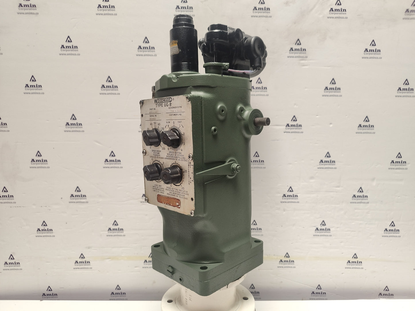 Woodward UG-8 Governor part No. : R8521-367 RPM: 750-1280 - TESTED