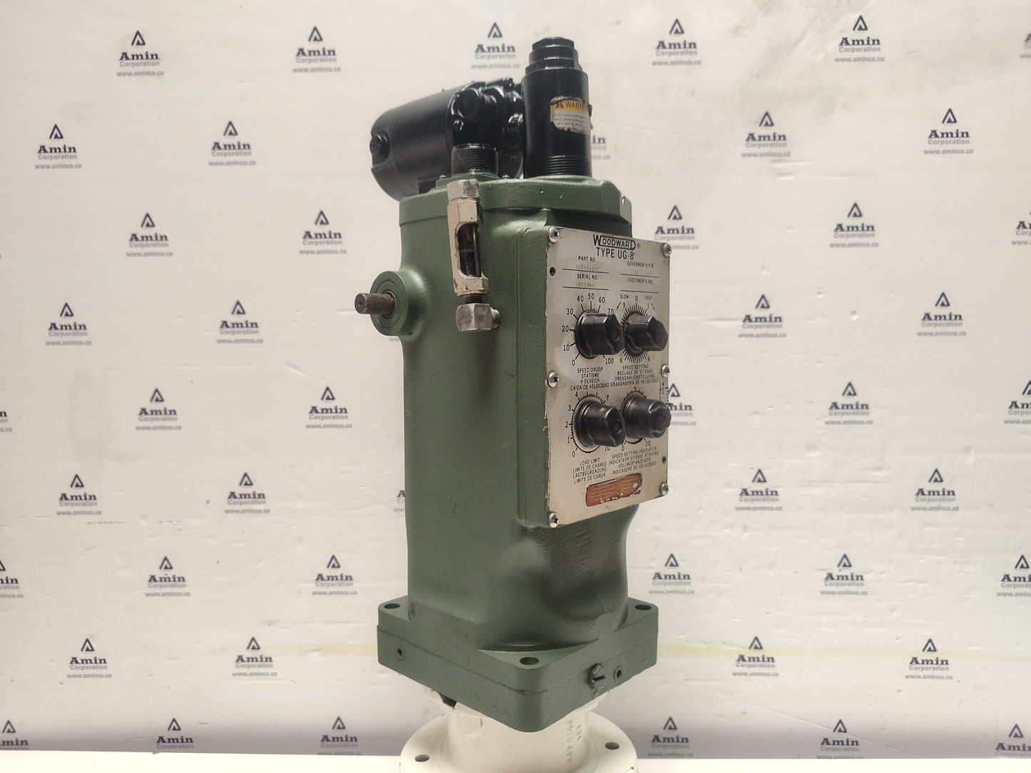 Woodward UG-8 Governor part No. : R8521-367 RPM: 750-1280 - TESTED