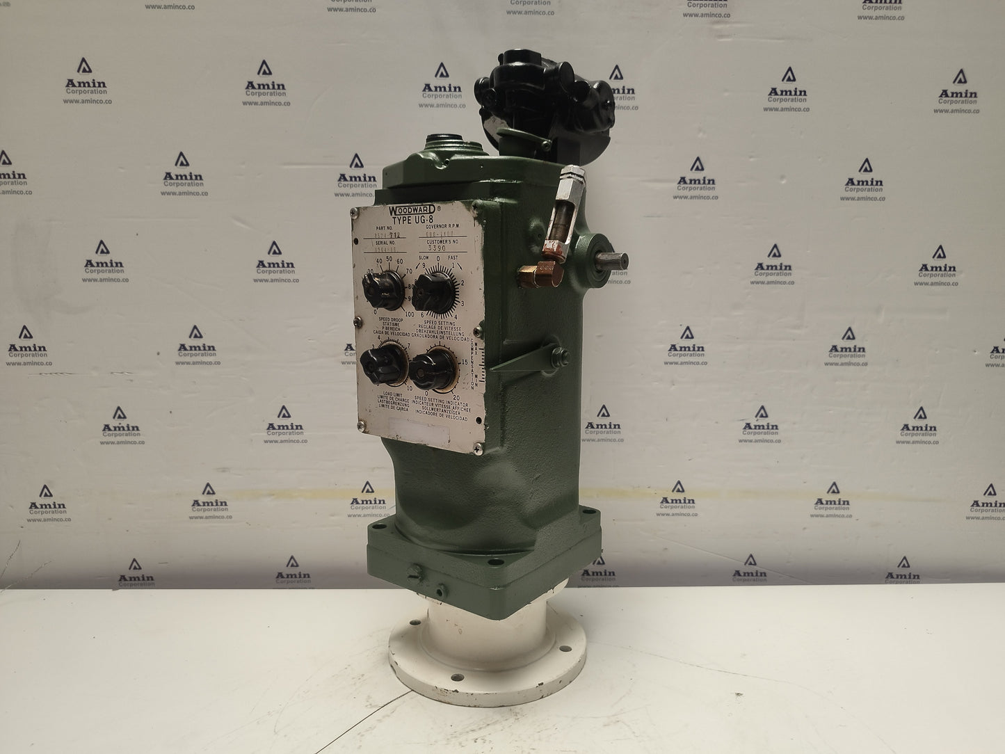 Woodward UG-8 Governor part No. : 8524-712 RPM: 600-1400 - TESTED
