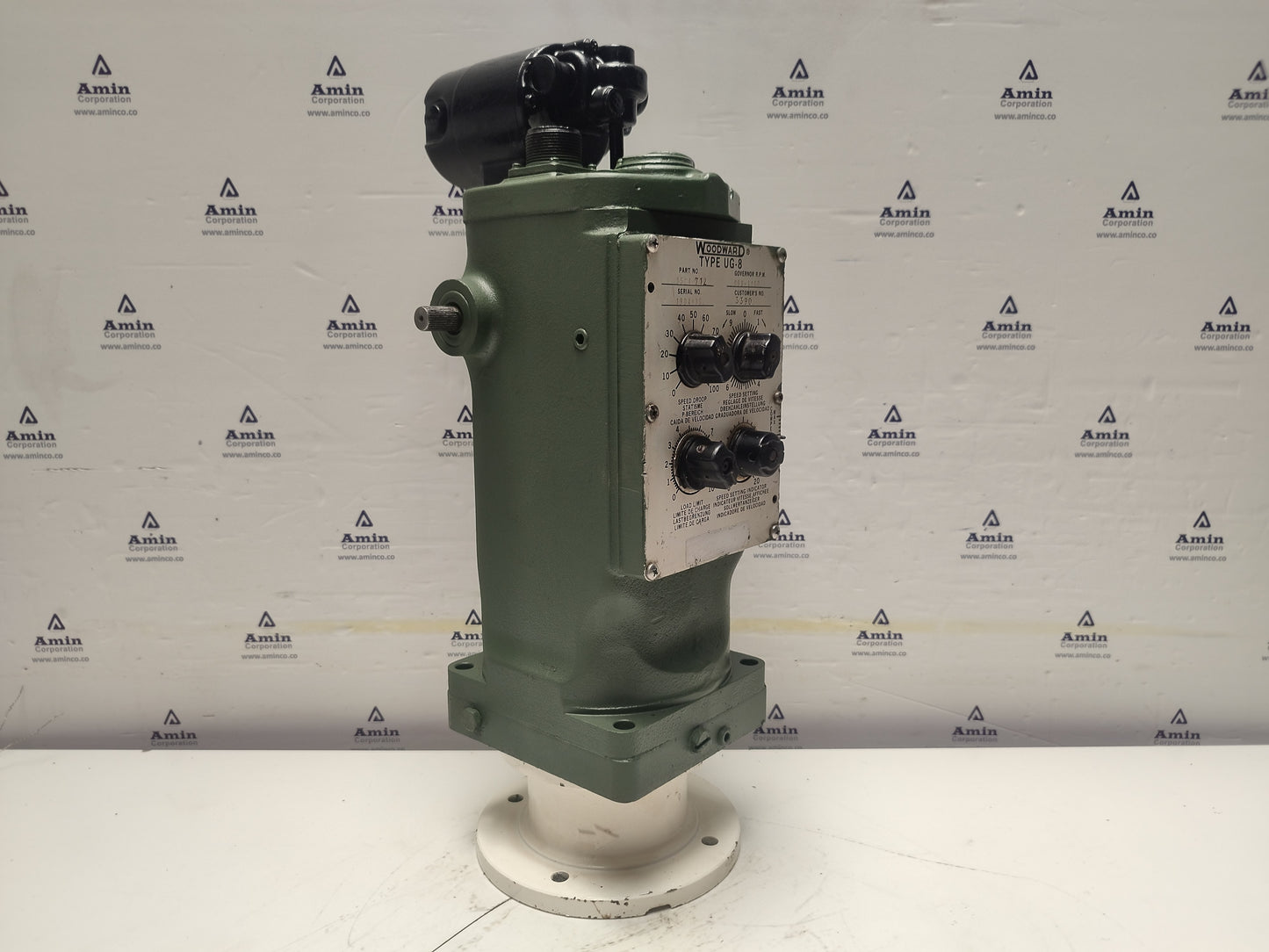 Woodward UG-8 Governor part No. : 8524-712 RPM: 600-1400 - TESTED
