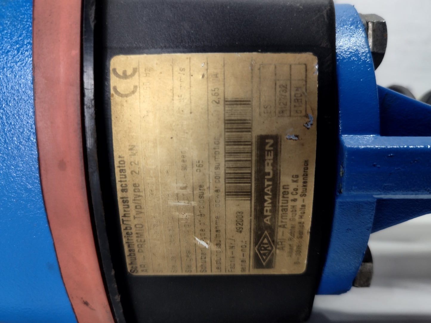 Ari-armaturen ARI-PREMIO 2,2 kN Electric Thrust Actuator with valve Cv 7.3-GLP