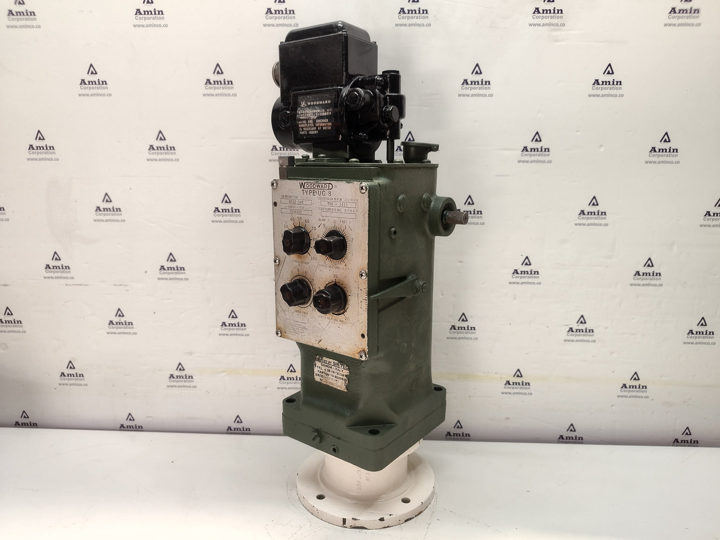 Woodward UG-8 Governor part No.: 8522-546 RPM: 700-1415 - TESTED #2
