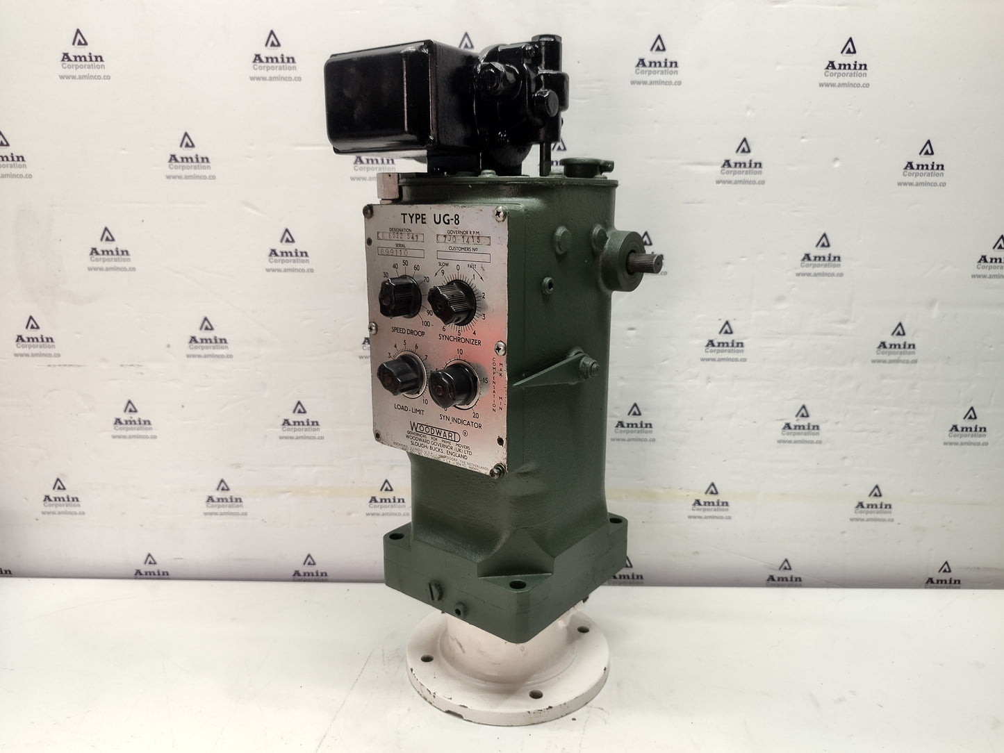 Woodward UG-8 Governor part No. : 8522-547 RPM: 700-1415 - TESTED #2