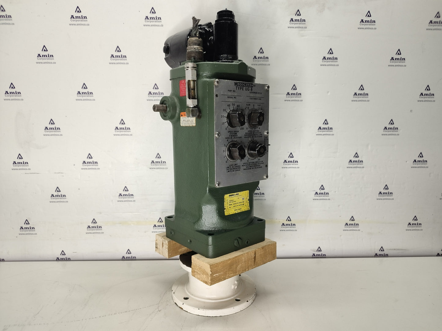 Woodward UG-8 Governor part No. : R8521-367 RPM: 750-1280 - TESTED