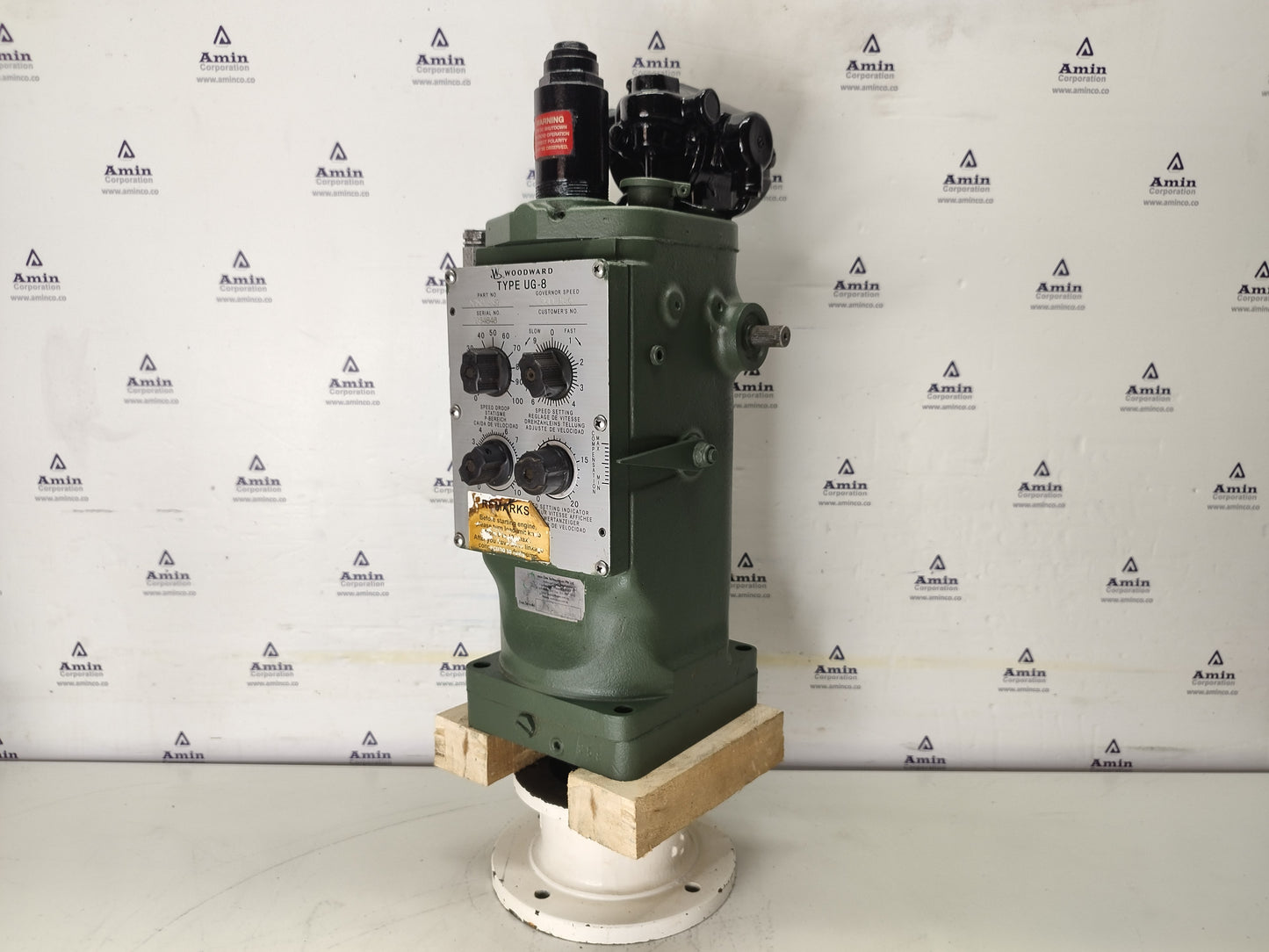 Woodward UG-8 Governor part No. : S8521-367 RPM: 1000-1530 - TESTED