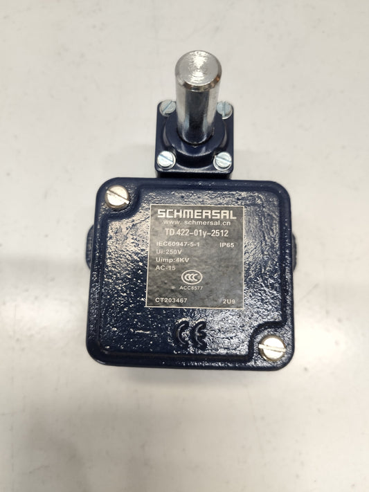 SCHMERSAL TD422-01Y-2512, AC-15, Ui 250V, Uimp 4kV Limit Switch - NEW
