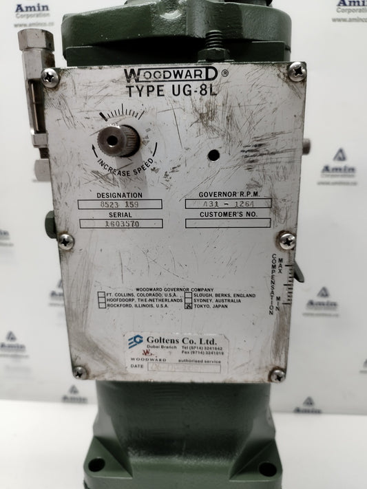 Woodward Governor UG-8L 8523-159 RPM: 431-1264 - TESTED