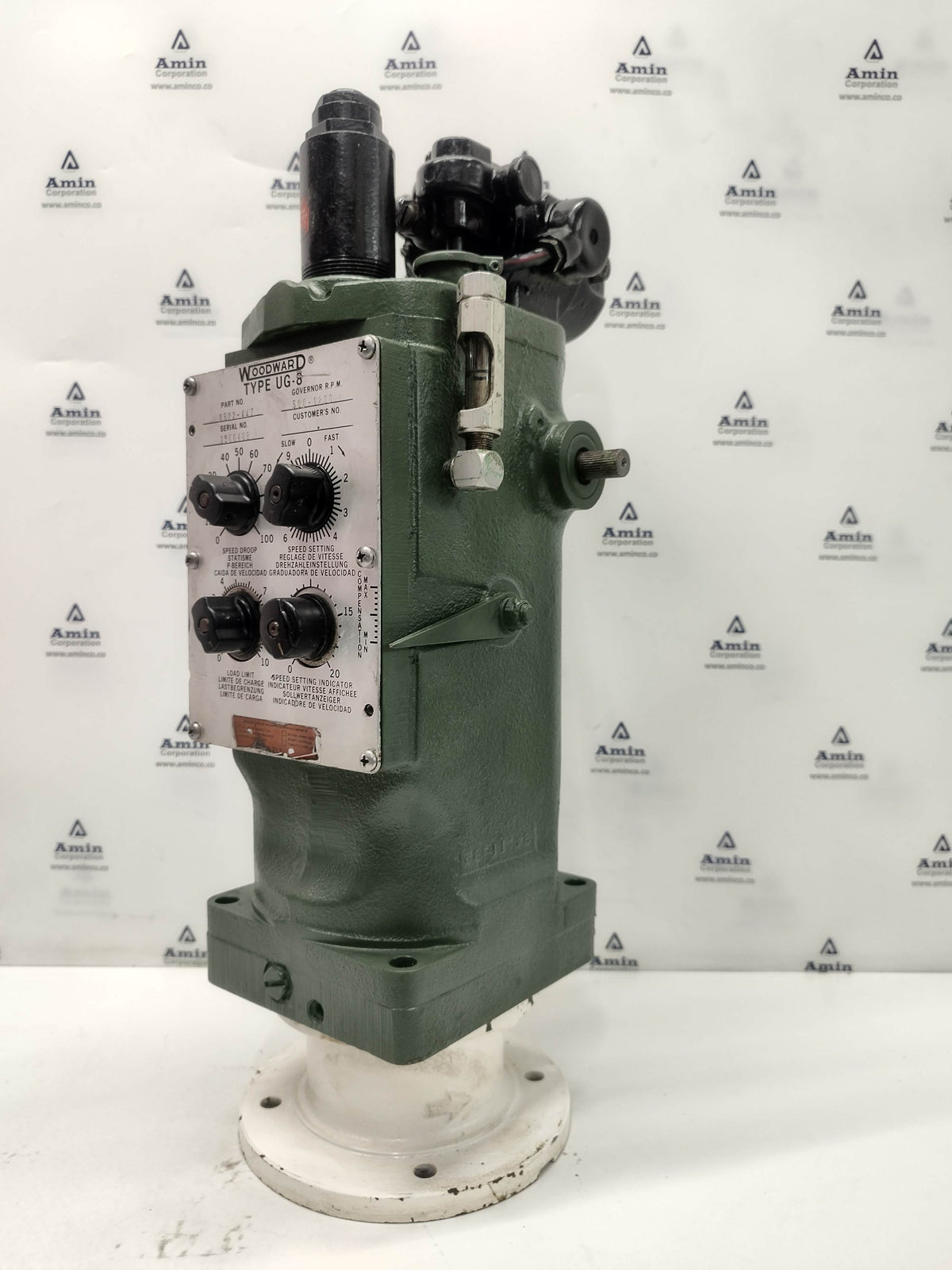 Woodward UG-8 Governor part No. : 8522-447 RPM: 500-1200 #3