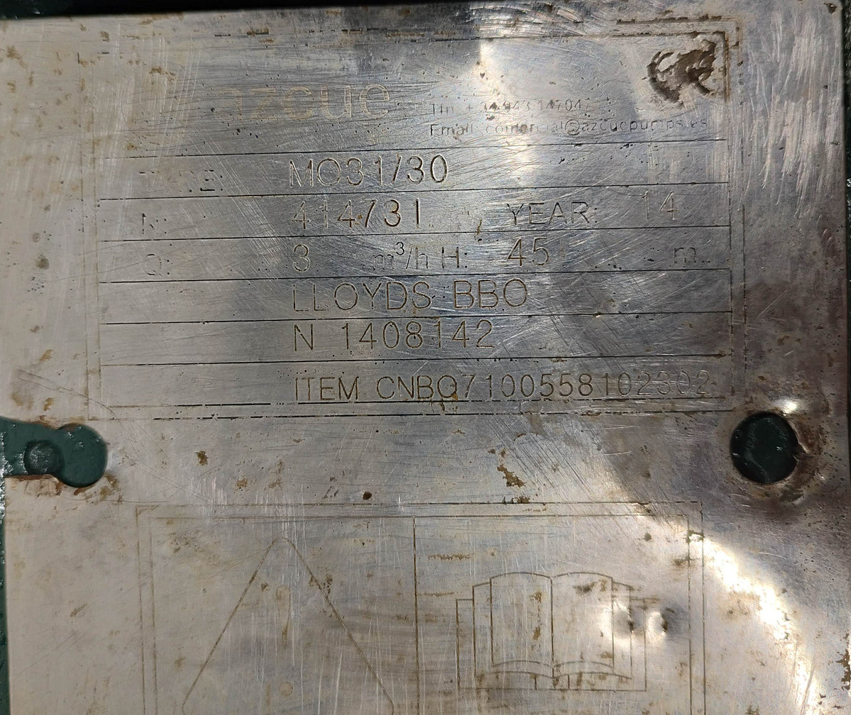 AZCUE MO31/30 Close Coupled Multistage Side Channel Pump