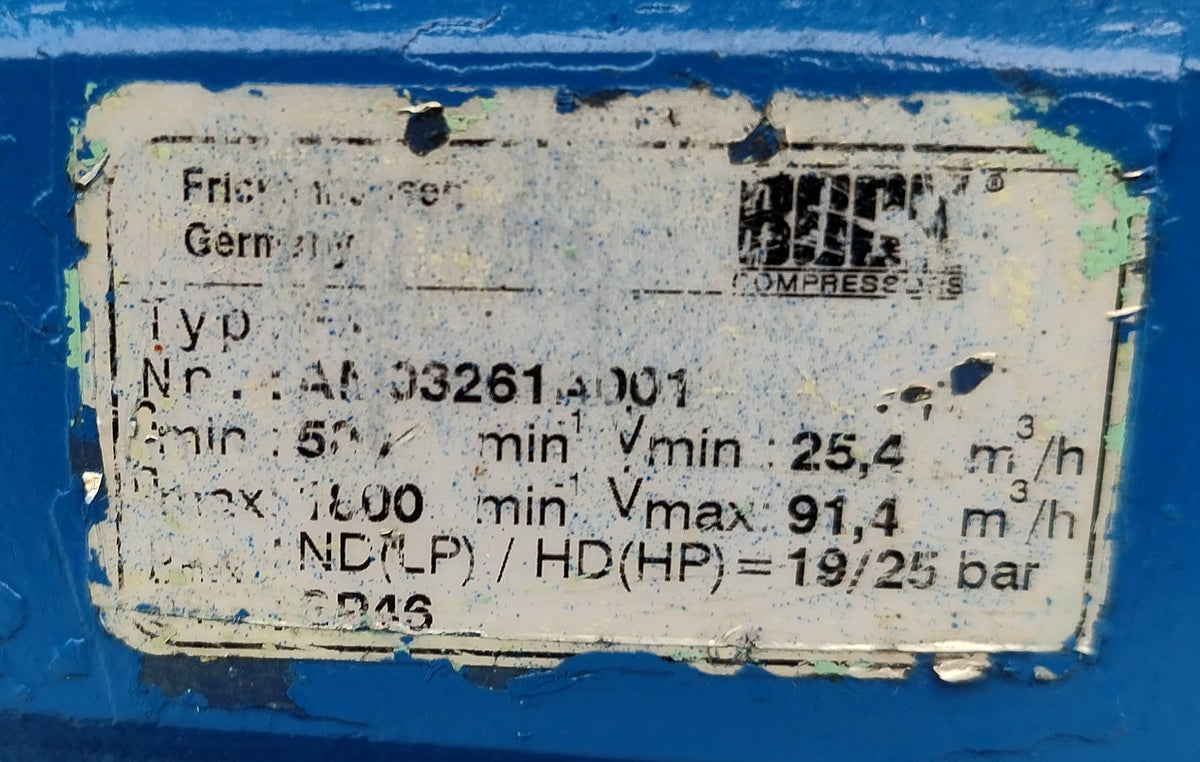 Bock F5 Open Type Refrigeration Compressor - Tested