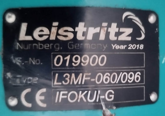 Leistritz L3MF-060/096 IFOKUI-G Triple Screw Pump - NEW