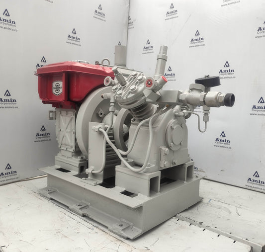Yanmar Diesel Engine NF60 with Kaji YD2A-0.75 Compressor - Tested