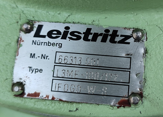 Leistritz L3ME-100/172 IF0G0-W-S Triple Screw Pump