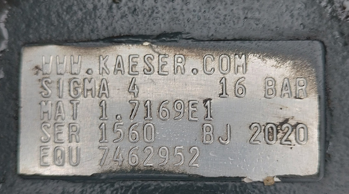 Kaeser Sigma 4 Rotary Screw Air Compressor Airend Mfg.2020 - for Price send a message