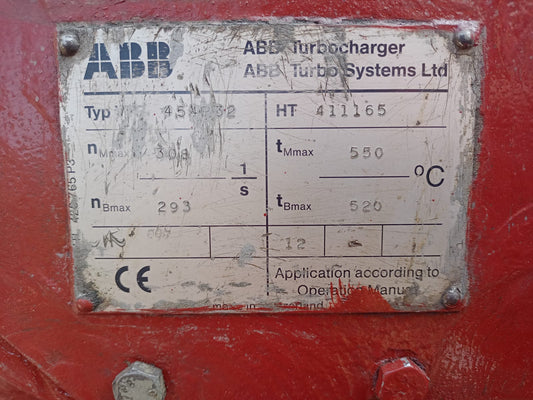 VTR 454 P 32 - Exhaust Gas Turbocharger