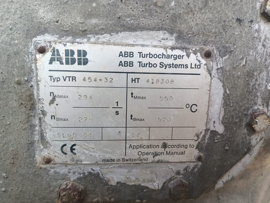 ABB VTR 454-32 Turbocharger