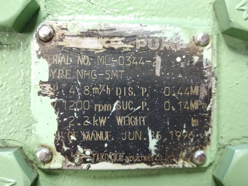 TAIKO KIKAI NHG-5MT-Gear pump