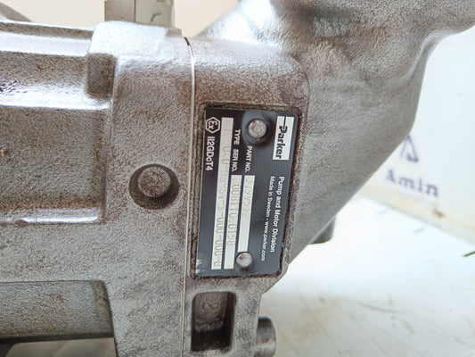 Parker F12-040-MS-SV-S-000-000-0 Hydraulic Motor Part No.: 3799532 with Gear box