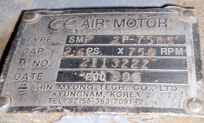 SMP 2P-750S SHIN MYUNG AIR MOTOR -TESTED