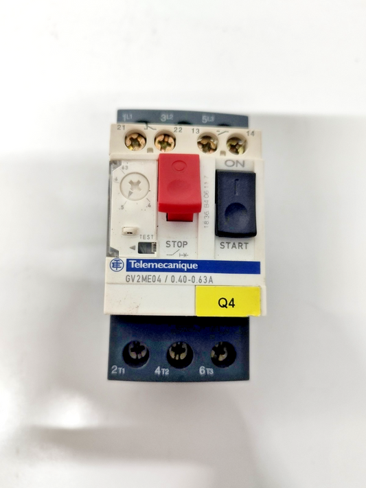 Telemecanique GV2ME04/0.4-0.63A Motor Circuit Breaker