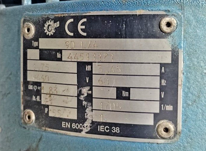 Nord SK01F-90 L/4 MKK RD Gear motor - NEW
