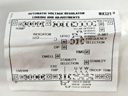 Stamford MX321-2 Automatic Voltage Regulator P/N: E000-23212/1P - NEW