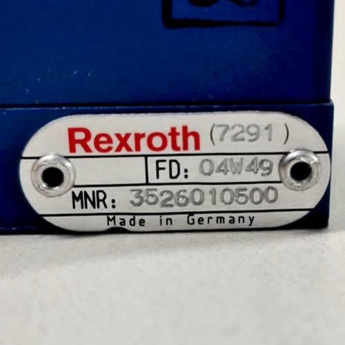 Rexroth 3526010500 Pneumatic Valve - NEW