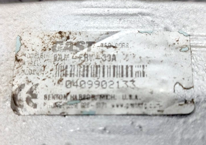 Gast 8AM-FRV-30A Air Motor, 5hp, 7bar - Tested
