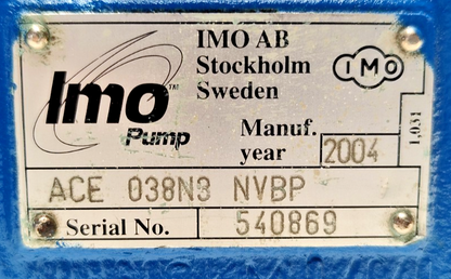 IMO pump ACE 038N3 NVBP Triple screw pump - Refurbished & Tested #2