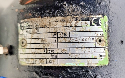 RWO Bremen AEP 5 Progressive cavity single screw pump 5m3/h - Pressure Tested