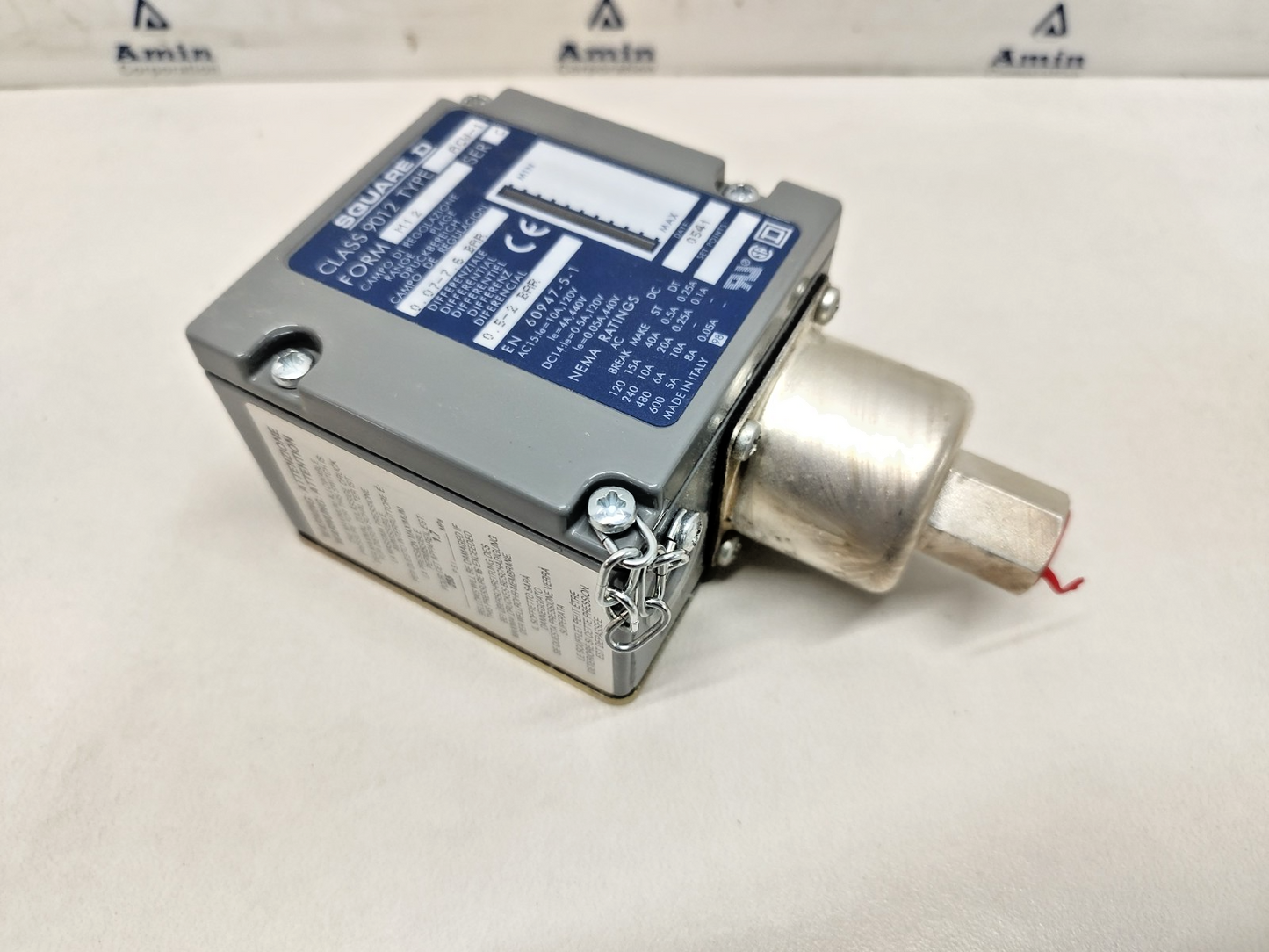 SQUARE D Class: 9012 ACW-1 Form: M12 Ser.: C Pressure Switch - NEW
