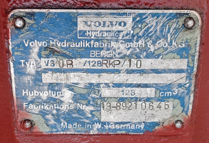 Volvo V30B/128 RKP/10 Hydraulic Piston pump