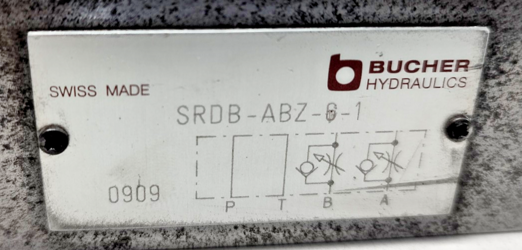 Bucher SRDB-ABZ-6-1 Hydraulic Valve
