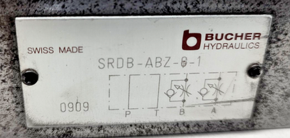 Bucher SRDB-ABZ-6-1 Hydraulic Valve