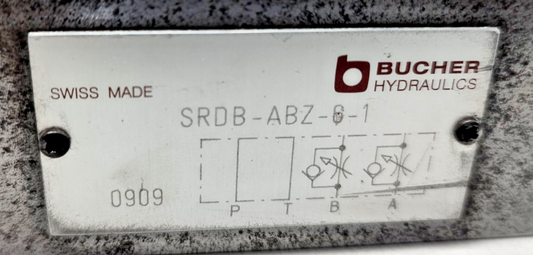 Bucher SRDB-ABZ-6-1 Hydraulic Valve