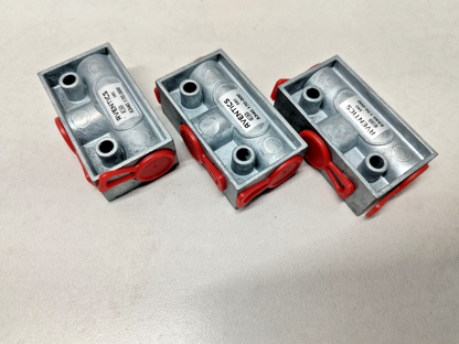 Aventics 5340.170.000 Pneumatic Shuttle Valve - NEW (Lot of 3pcs)